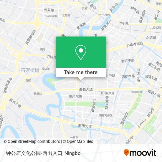 钟公庙文化公园-西出入口 map