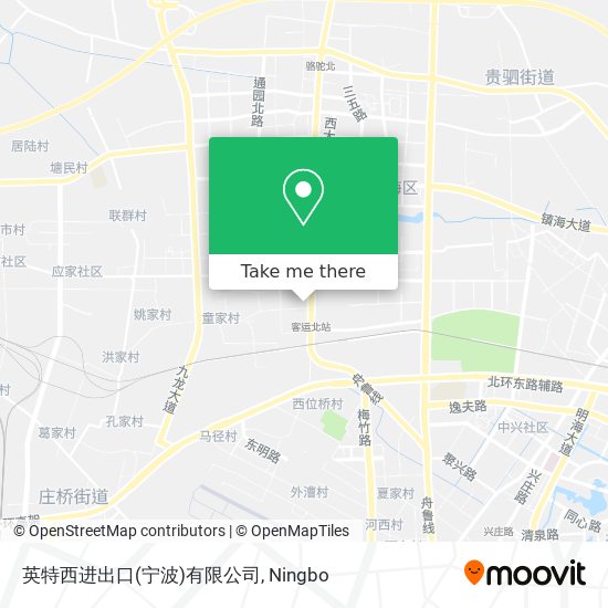 英特西进出口(宁波)有限公司 map