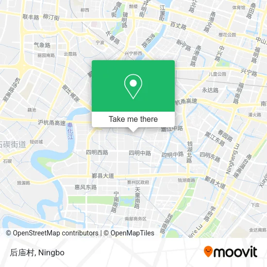 后庙村 map