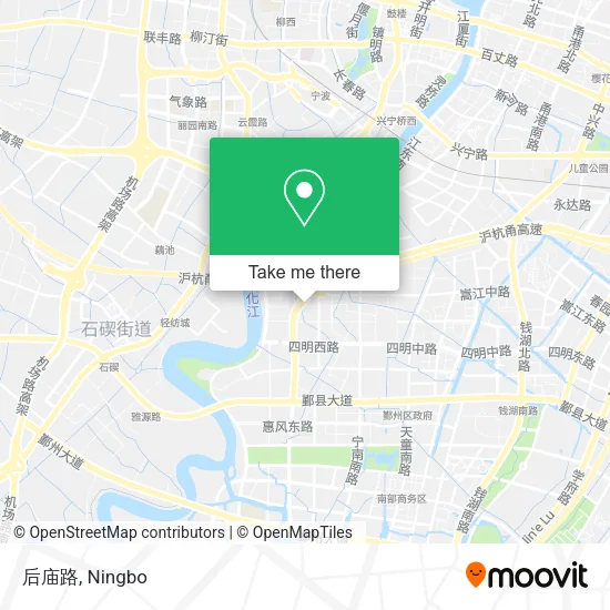 后庙路 map
