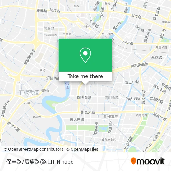 保丰路/后庙路(路口) map