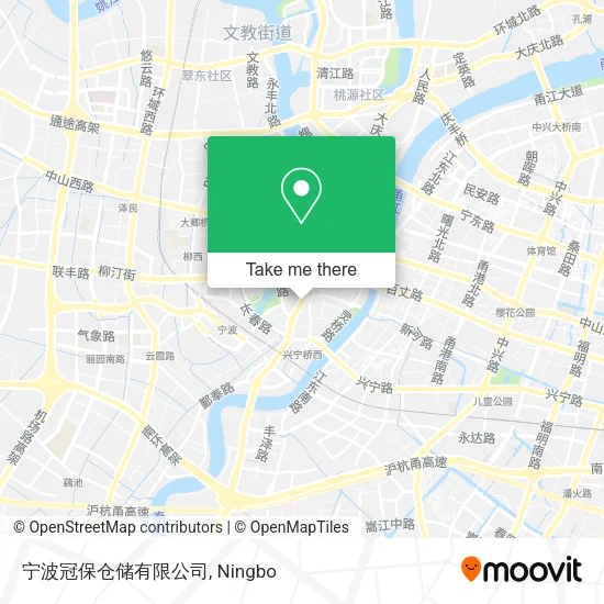 宁波冠保仓储有限公司 map