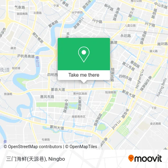 三门海鲜(天源巷) map