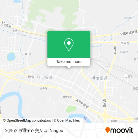 宏图路与通宁路交叉口 map
