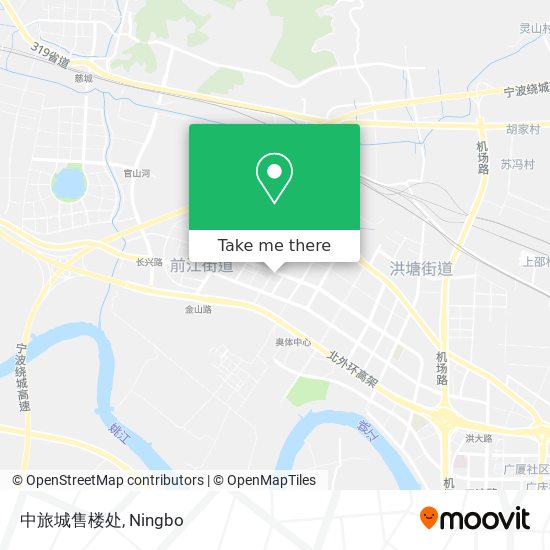 中旅城售楼处 map