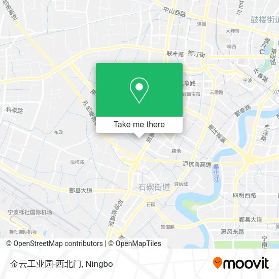 金云工业园-西北门 map