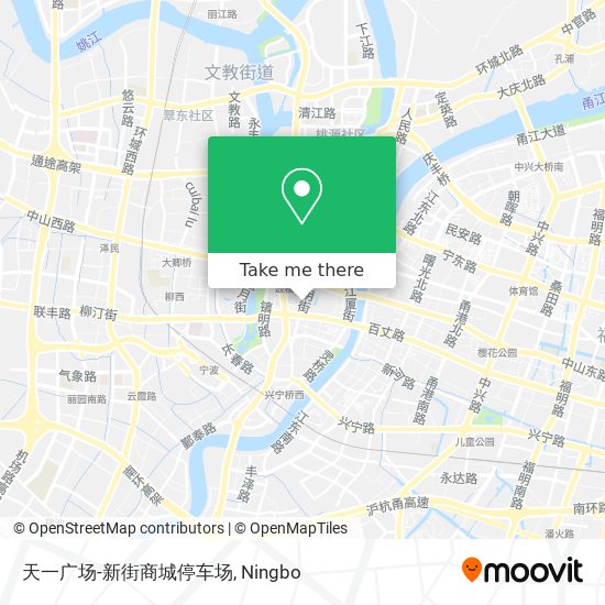 天一广场-新街商城停车场 map