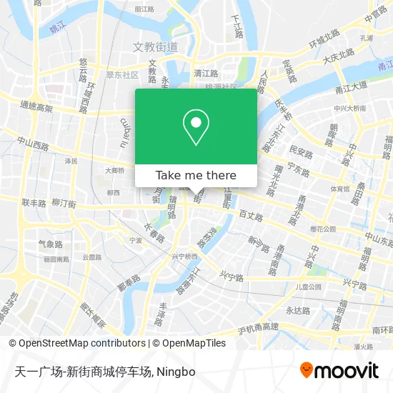 天一广场-新街商城停车场 map