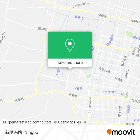 新塘东路 map
