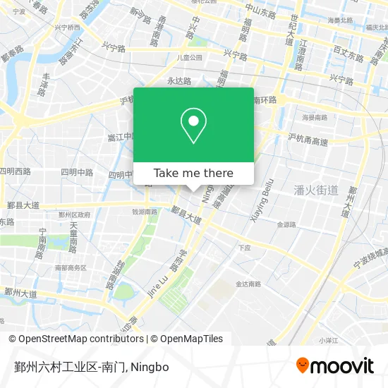 鄞州六村工业区-南门 map