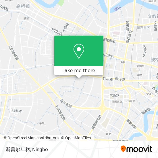 新昌炒年糕 map