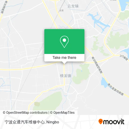 宁波众通汽车维修中心 map