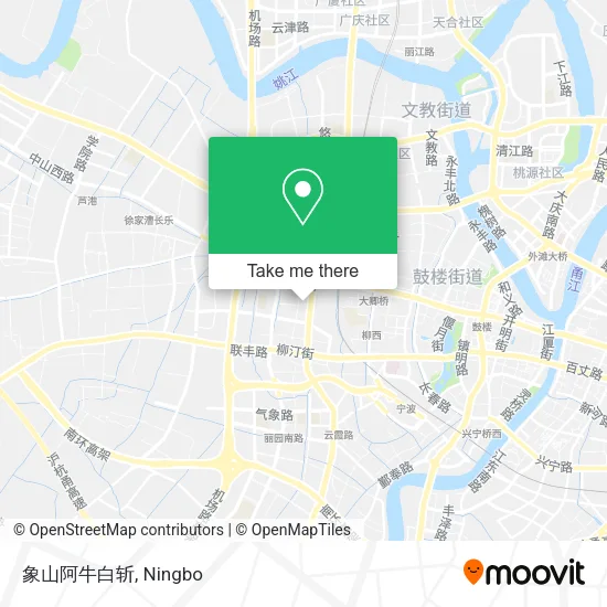象山阿牛白斩 map