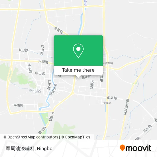 军周油漆辅料 map