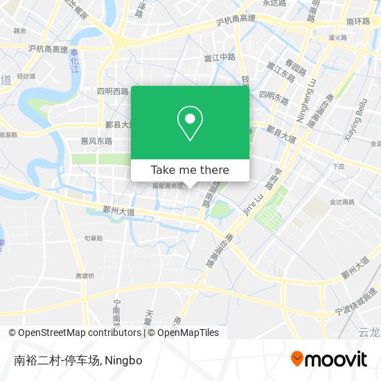 南裕二村-停车场 map