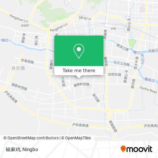 椒麻鸡 map