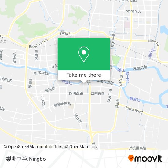 梨洲中学 map