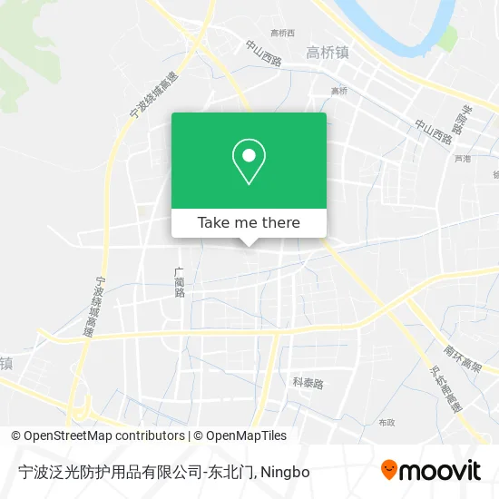宁波泛光防护用品有限公司-东北门 map