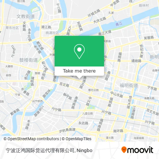 宁波泛鸿国际货运代理有限公司 map