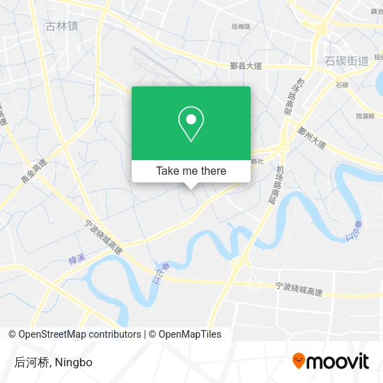 后河桥 map