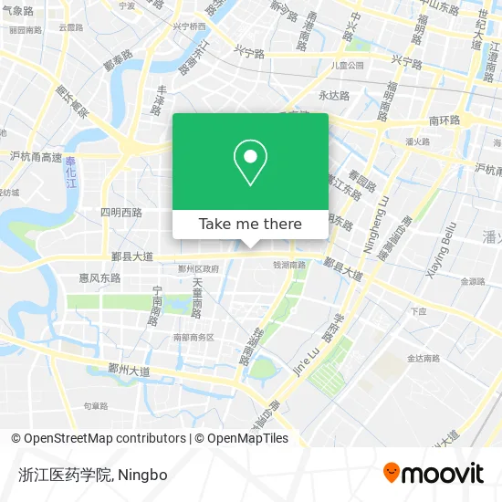 浙江医药学院 map