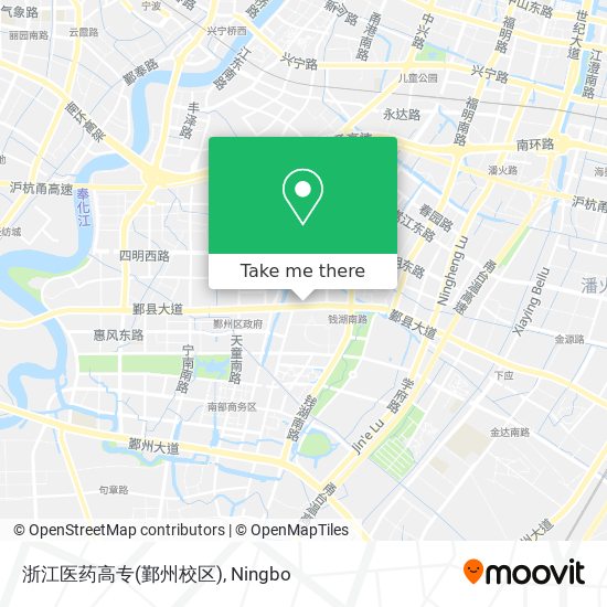 浙江医药高专(鄞州校区) map