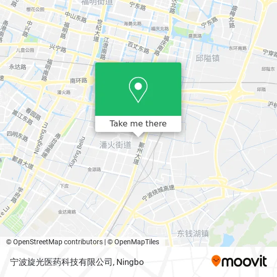 宁波旋光医药科技有限公司 map