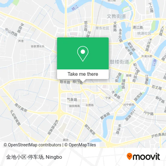金地小区-停车场 map