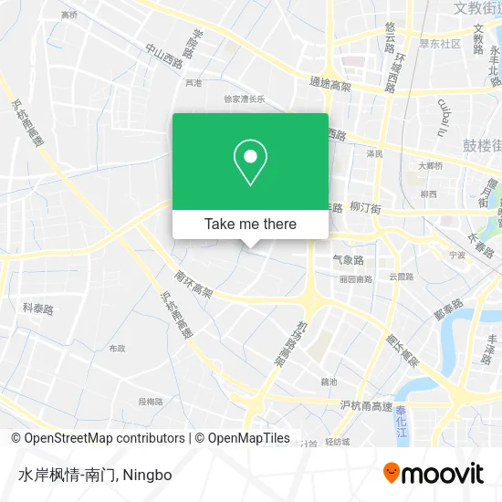 水岸枫情-南门 map