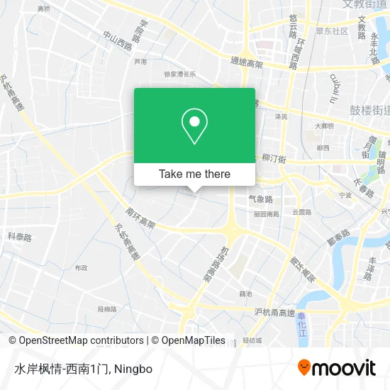 水岸枫情-西南1门 map