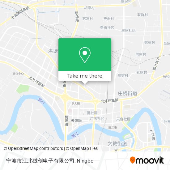 宁波市江北磁创电子有限公司 map