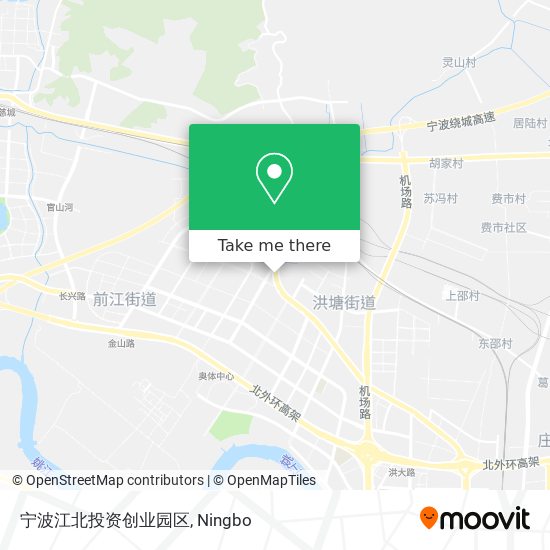 宁波江北投资创业园区 map