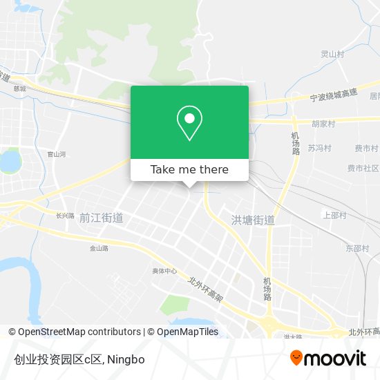 创业投资园区c区 map