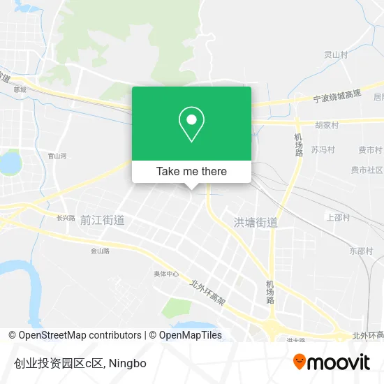 创业投资园区c区 map