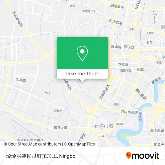 玲玲服装锁眼钉扣加工 map