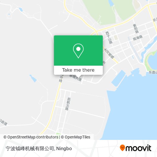 宁波钺峰机械有限公司 map