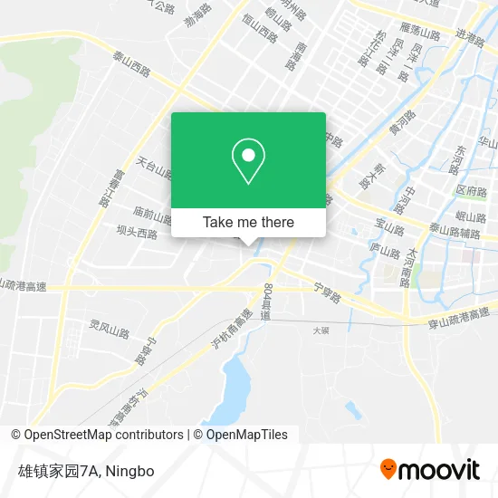 雄镇家园7A map