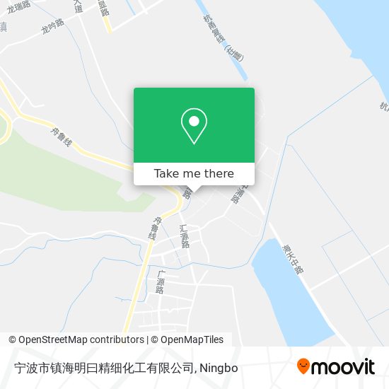 宁波市镇海明曰精细化工有限公司 map