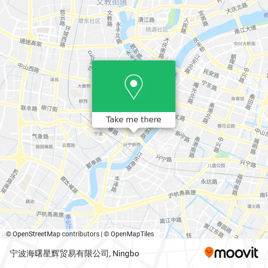 宁波海曙星辉贸易有限公司 map