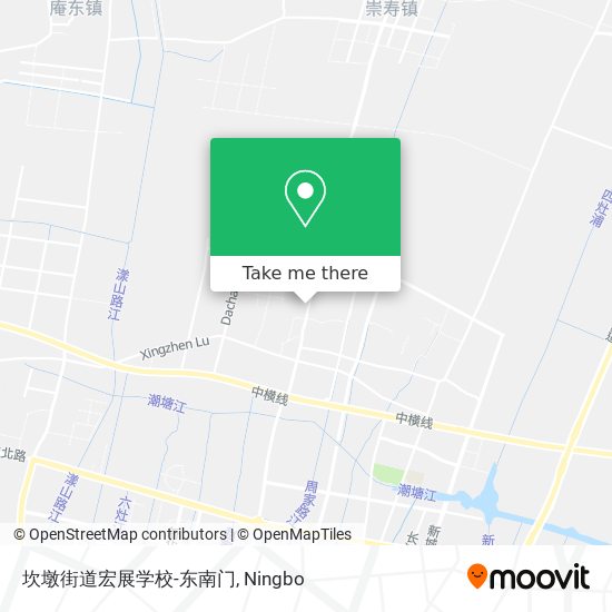 坎墩街道宏展学校-东南门 map