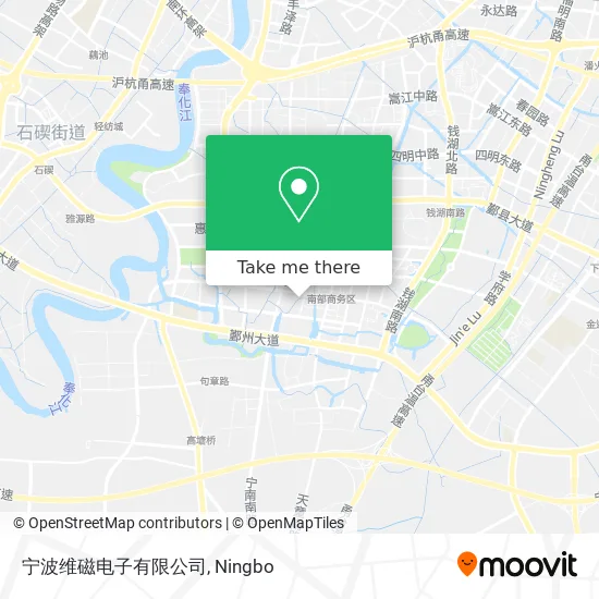 宁波维磁电子有限公司 map