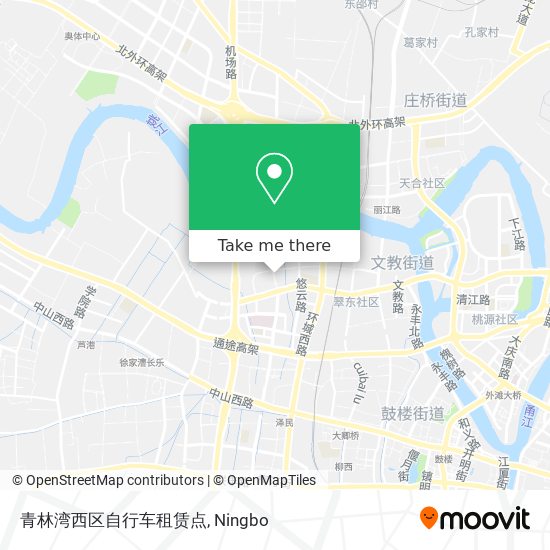 青林湾西区自行车租赁点 map