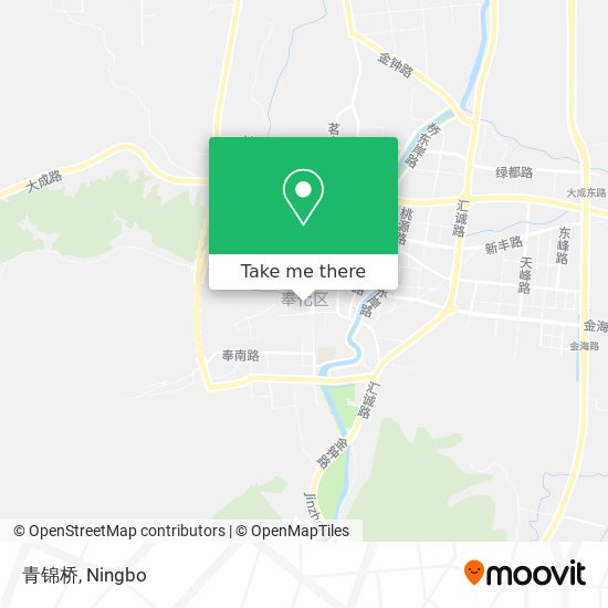 青锦桥 map