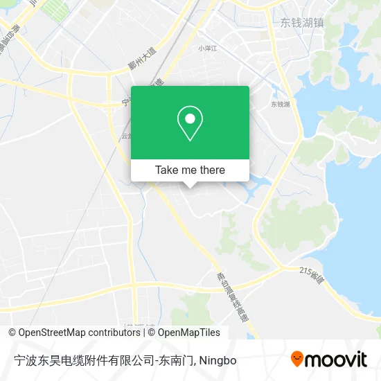 宁波东昊电缆附件有限公司-东南门 map