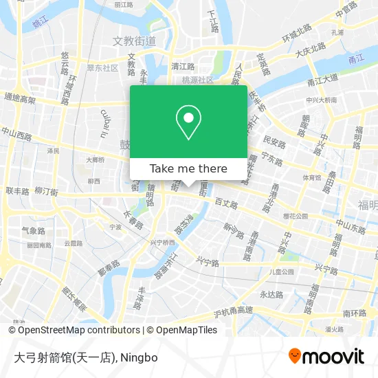 大弓射箭馆(天一店) map