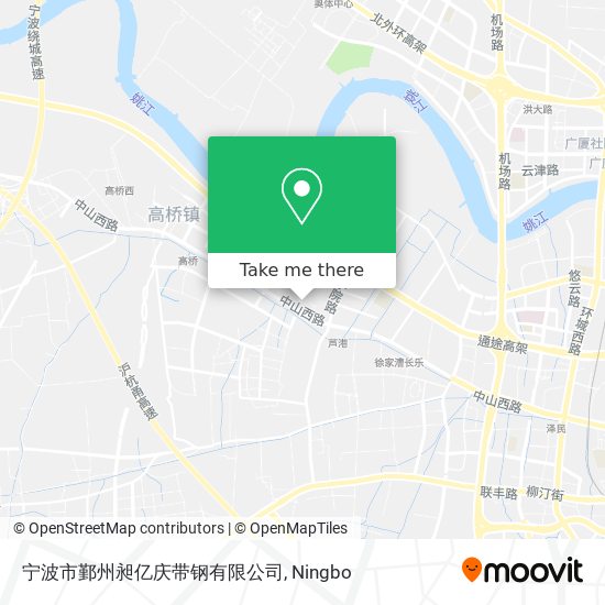 宁波市鄞州昶亿庆带钢有限公司 map