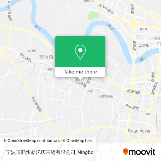 宁波市鄞州昶亿庆带钢有限公司 map