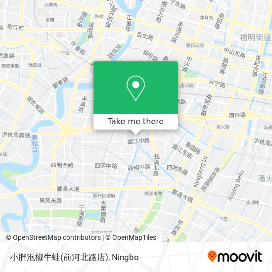小胖泡椒牛蛙(前河北路店) map