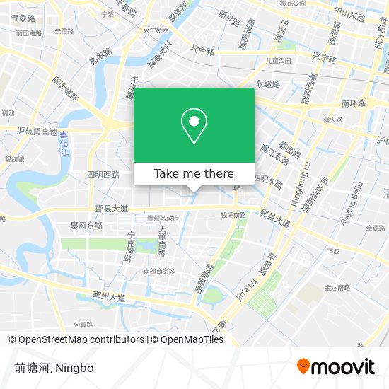 前塘河 map