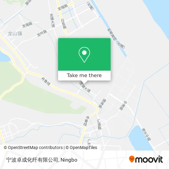 宁波卓成化纤有限公司 map